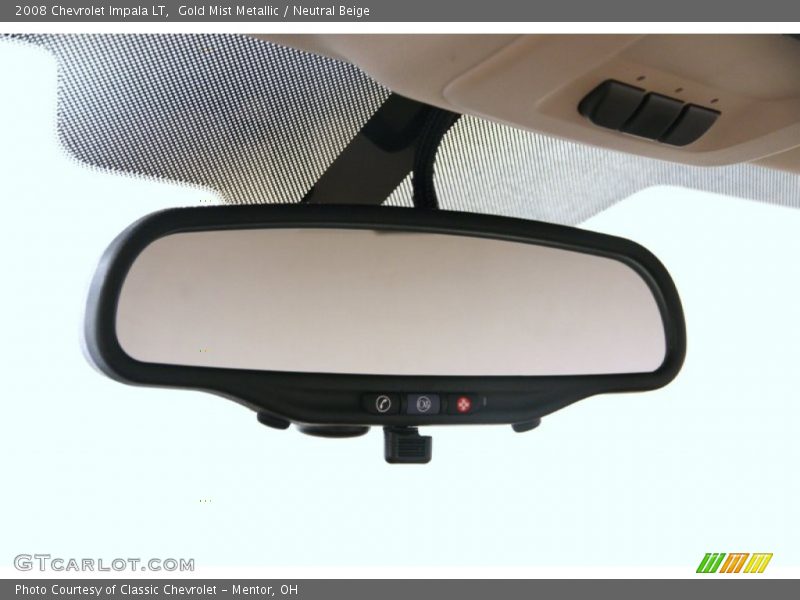 Gold Mist Metallic / Neutral Beige 2008 Chevrolet Impala LT