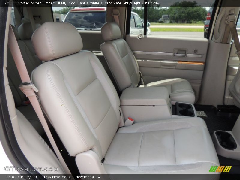 Cool Vanilla White / Dark Slate Gray/Light Slate Gray 2007 Chrysler Aspen Limited HEMI