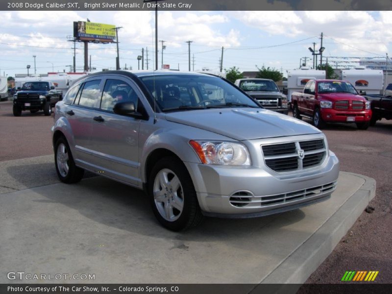 Bright Silver Metallic / Dark Slate Gray 2008 Dodge Caliber SXT