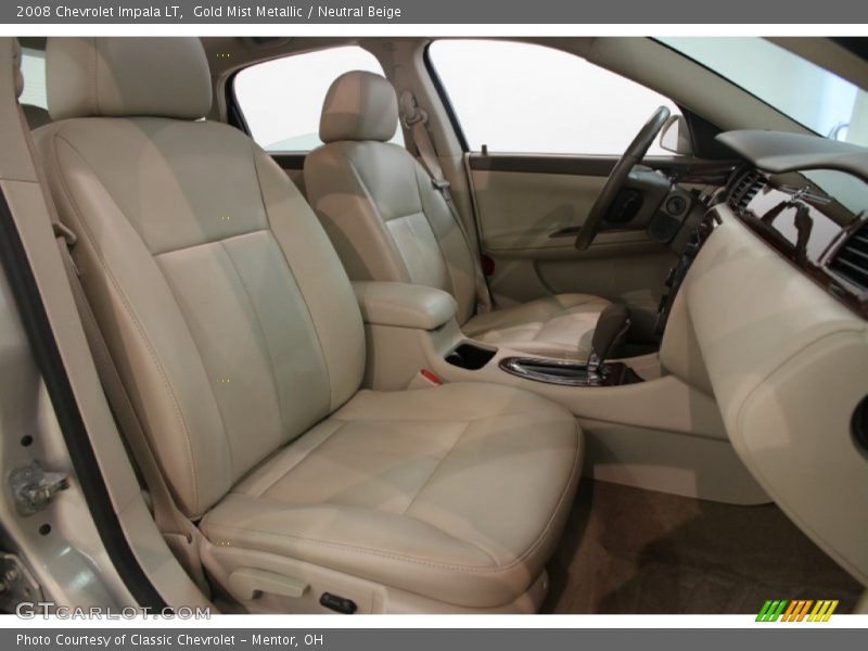 Gold Mist Metallic / Neutral Beige 2008 Chevrolet Impala LT