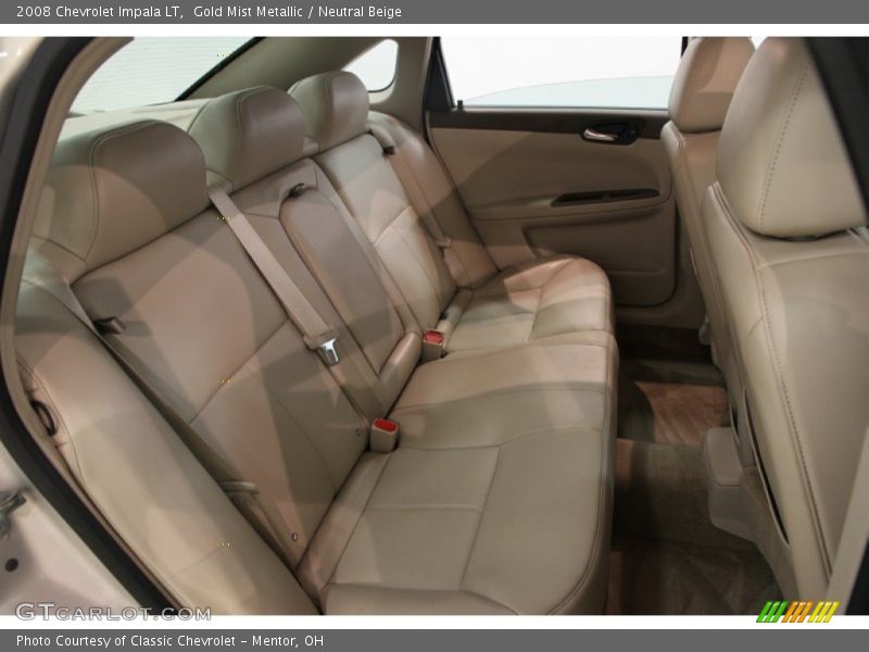 Gold Mist Metallic / Neutral Beige 2008 Chevrolet Impala LT