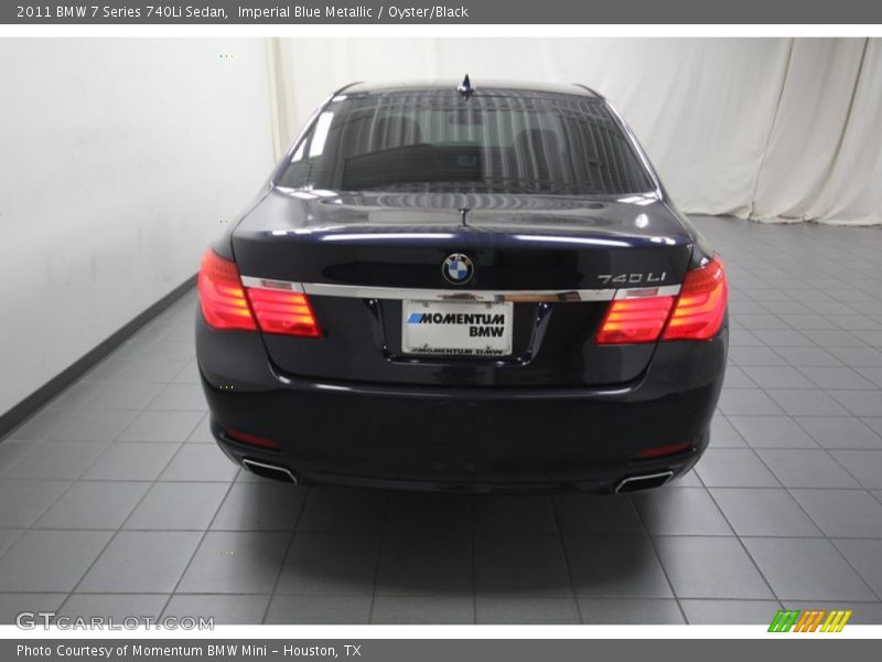 Imperial Blue Metallic / Oyster/Black 2011 BMW 7 Series 740Li Sedan