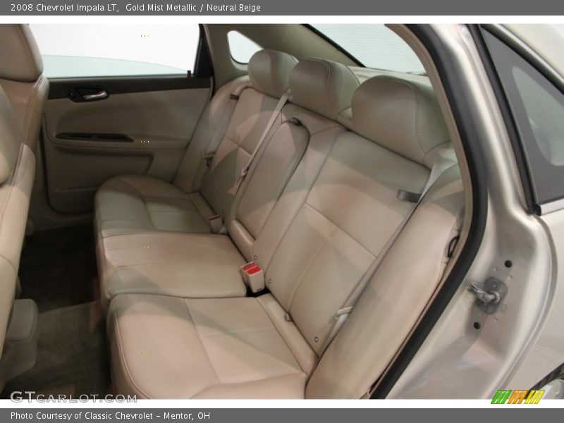 Gold Mist Metallic / Neutral Beige 2008 Chevrolet Impala LT