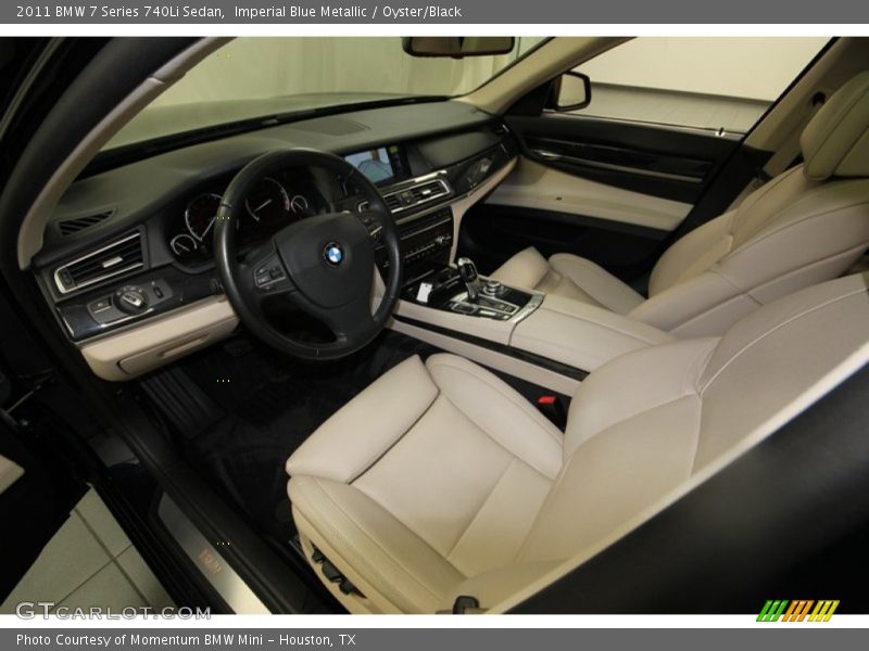 Imperial Blue Metallic / Oyster/Black 2011 BMW 7 Series 740Li Sedan