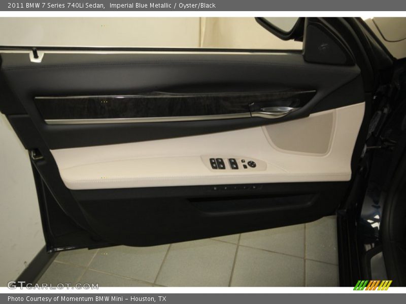 Imperial Blue Metallic / Oyster/Black 2011 BMW 7 Series 740Li Sedan