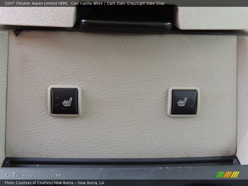 Cool Vanilla White / Dark Slate Gray/Light Slate Gray 2007 Chrysler Aspen Limited HEMI