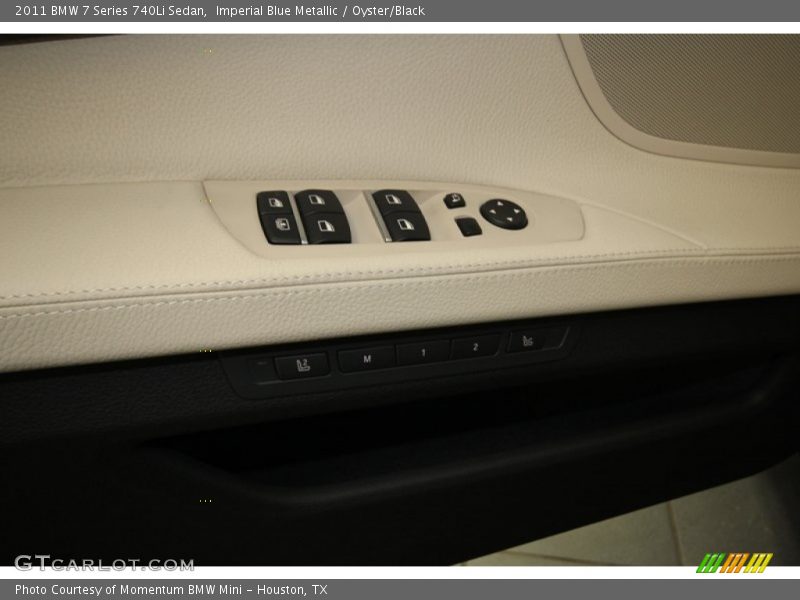 Imperial Blue Metallic / Oyster/Black 2011 BMW 7 Series 740Li Sedan