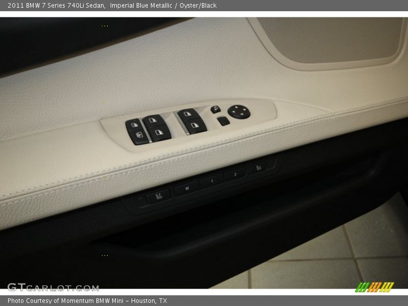 Imperial Blue Metallic / Oyster/Black 2011 BMW 7 Series 740Li Sedan