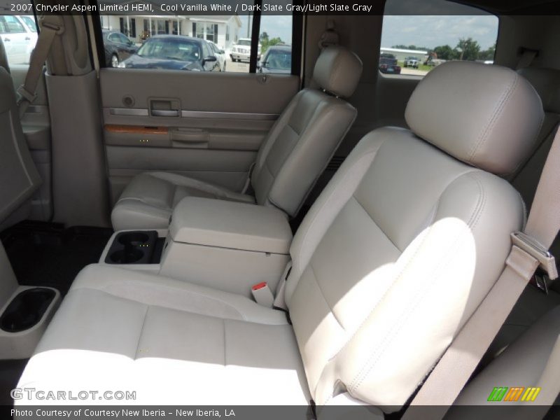 Cool Vanilla White / Dark Slate Gray/Light Slate Gray 2007 Chrysler Aspen Limited HEMI