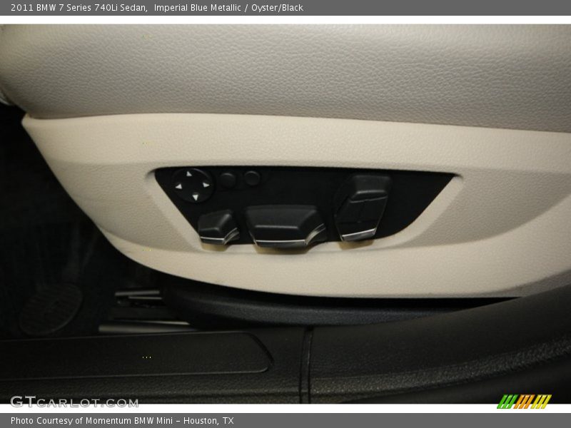 Imperial Blue Metallic / Oyster/Black 2011 BMW 7 Series 740Li Sedan