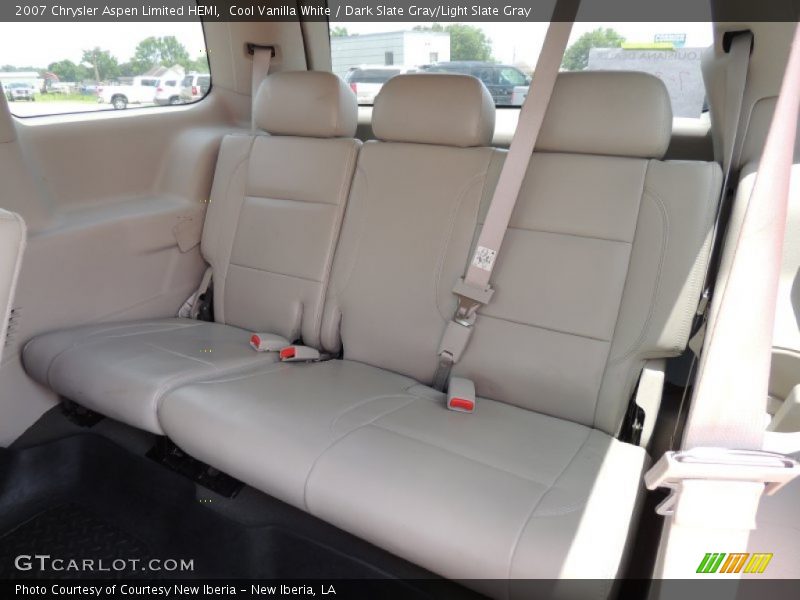 Cool Vanilla White / Dark Slate Gray/Light Slate Gray 2007 Chrysler Aspen Limited HEMI