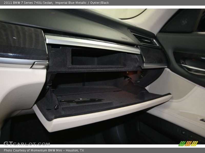 Imperial Blue Metallic / Oyster/Black 2011 BMW 7 Series 740Li Sedan