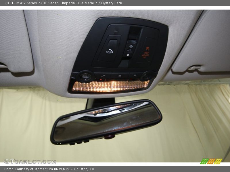Imperial Blue Metallic / Oyster/Black 2011 BMW 7 Series 740Li Sedan