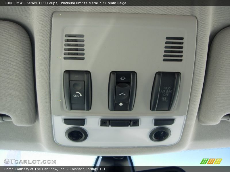 Platinum Bronze Metallic / Cream Beige 2008 BMW 3 Series 335i Coupe