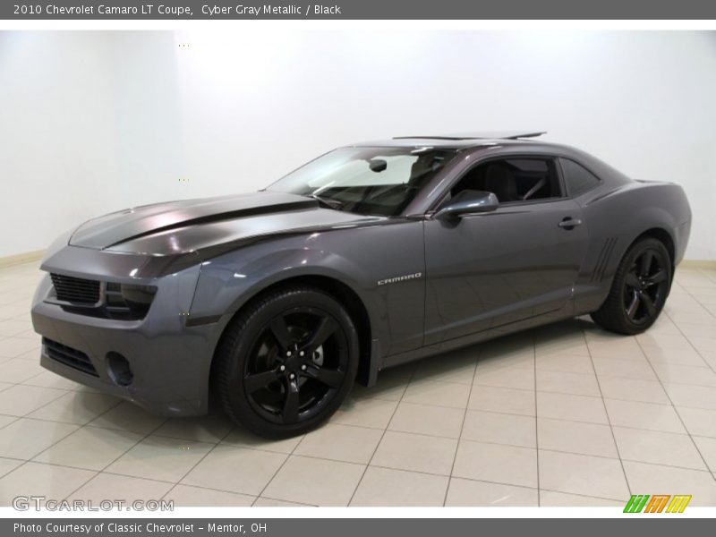 Cyber Gray Metallic / Black 2010 Chevrolet Camaro LT Coupe