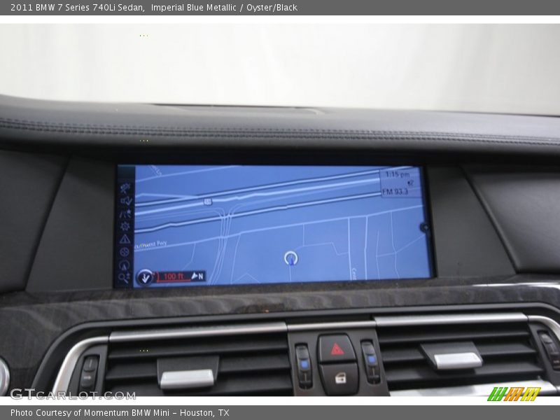 Imperial Blue Metallic / Oyster/Black 2011 BMW 7 Series 740Li Sedan