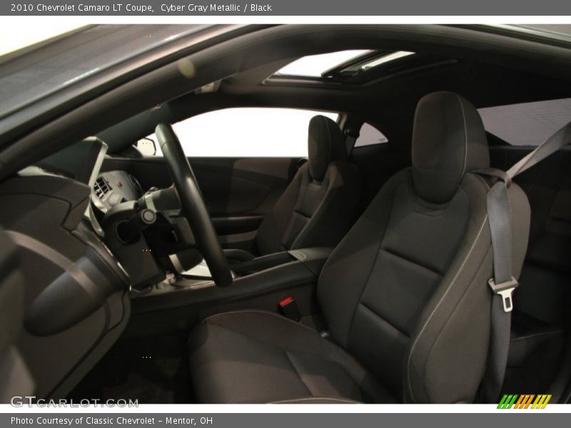Cyber Gray Metallic / Black 2010 Chevrolet Camaro LT Coupe
