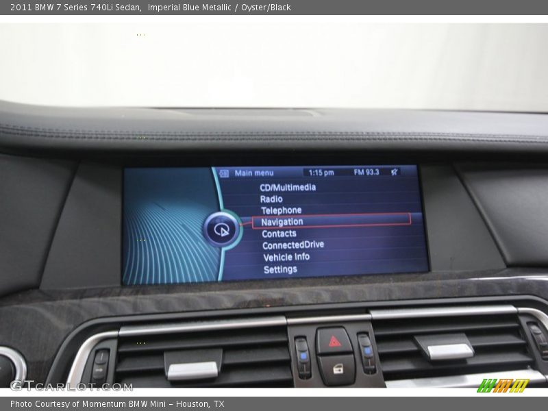 Imperial Blue Metallic / Oyster/Black 2011 BMW 7 Series 740Li Sedan
