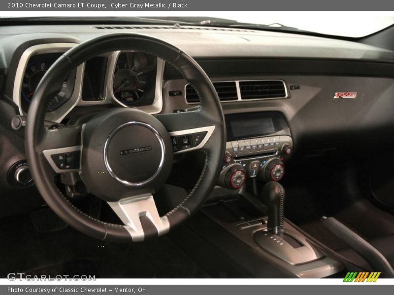 Cyber Gray Metallic / Black 2010 Chevrolet Camaro LT Coupe