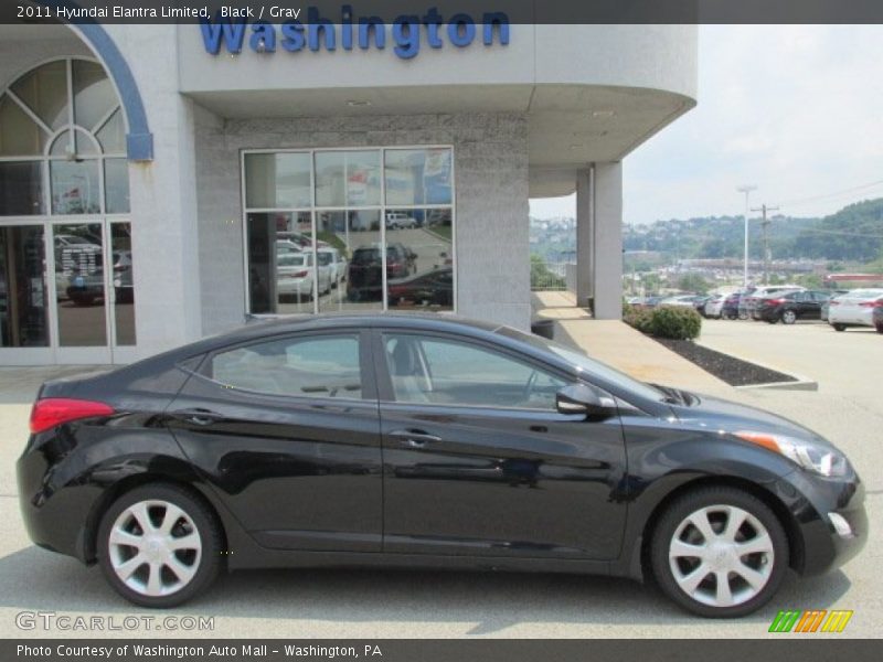 Black / Gray 2011 Hyundai Elantra Limited