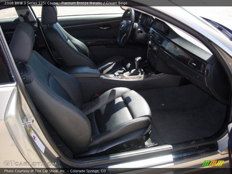 Platinum Bronze Metallic / Cream Beige 2008 BMW 3 Series 335i Coupe