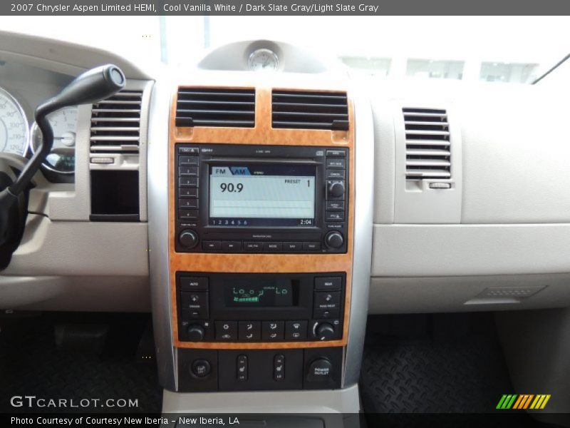 Cool Vanilla White / Dark Slate Gray/Light Slate Gray 2007 Chrysler Aspen Limited HEMI