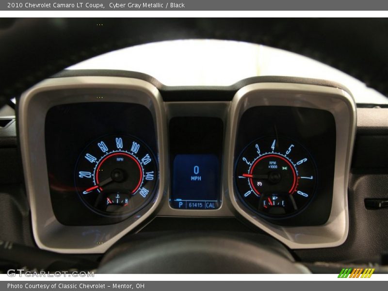 Cyber Gray Metallic / Black 2010 Chevrolet Camaro LT Coupe