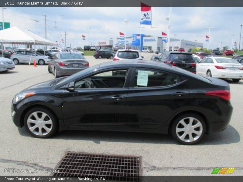 Black / Gray 2011 Hyundai Elantra Limited