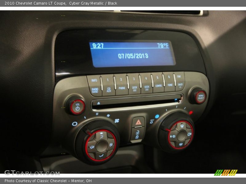 Cyber Gray Metallic / Black 2010 Chevrolet Camaro LT Coupe