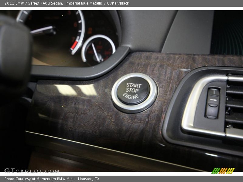 Imperial Blue Metallic / Oyster/Black 2011 BMW 7 Series 740Li Sedan