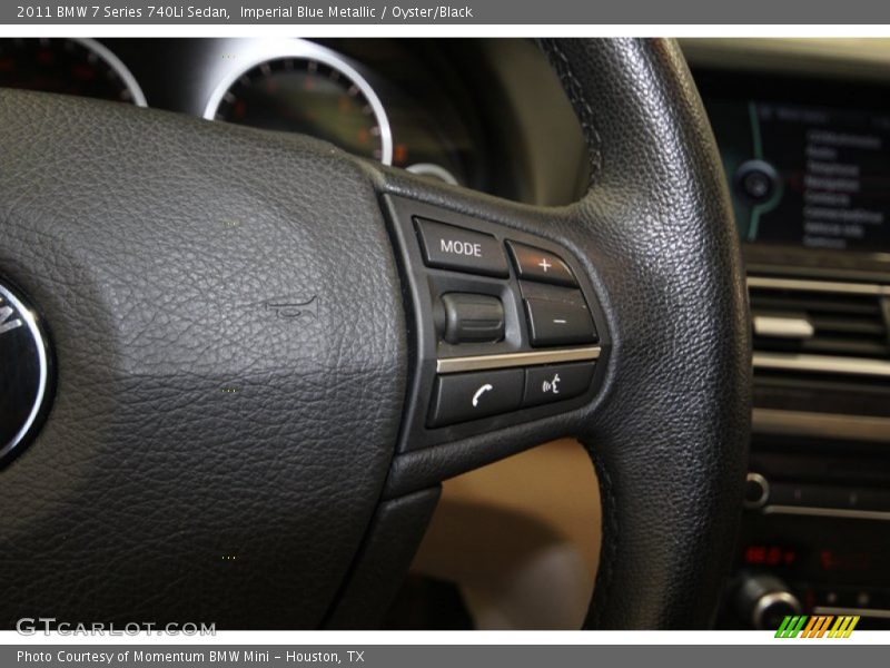 Imperial Blue Metallic / Oyster/Black 2011 BMW 7 Series 740Li Sedan
