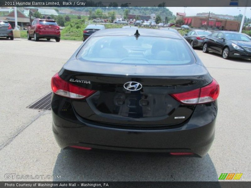 Black / Gray 2011 Hyundai Elantra Limited