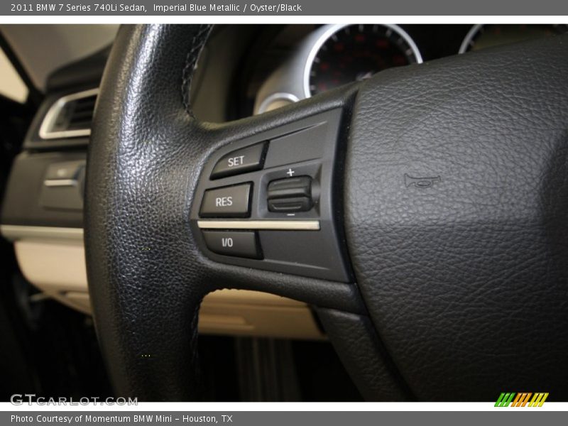 Imperial Blue Metallic / Oyster/Black 2011 BMW 7 Series 740Li Sedan