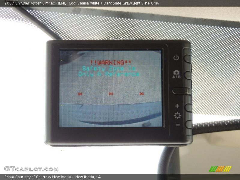 Cool Vanilla White / Dark Slate Gray/Light Slate Gray 2007 Chrysler Aspen Limited HEMI