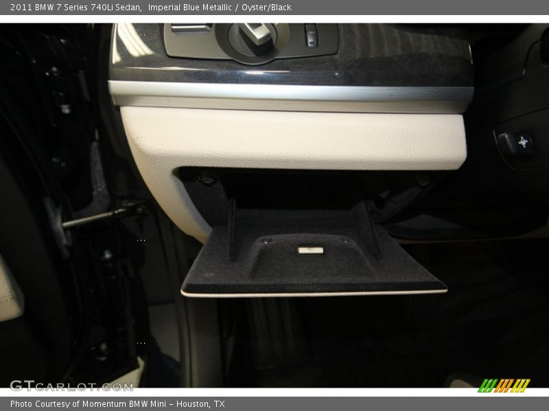 Imperial Blue Metallic / Oyster/Black 2011 BMW 7 Series 740Li Sedan