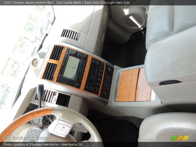 Cool Vanilla White / Dark Slate Gray/Light Slate Gray 2007 Chrysler Aspen Limited HEMI