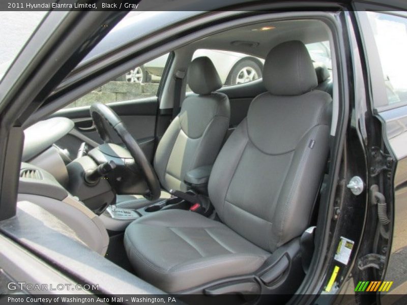 Black / Gray 2011 Hyundai Elantra Limited