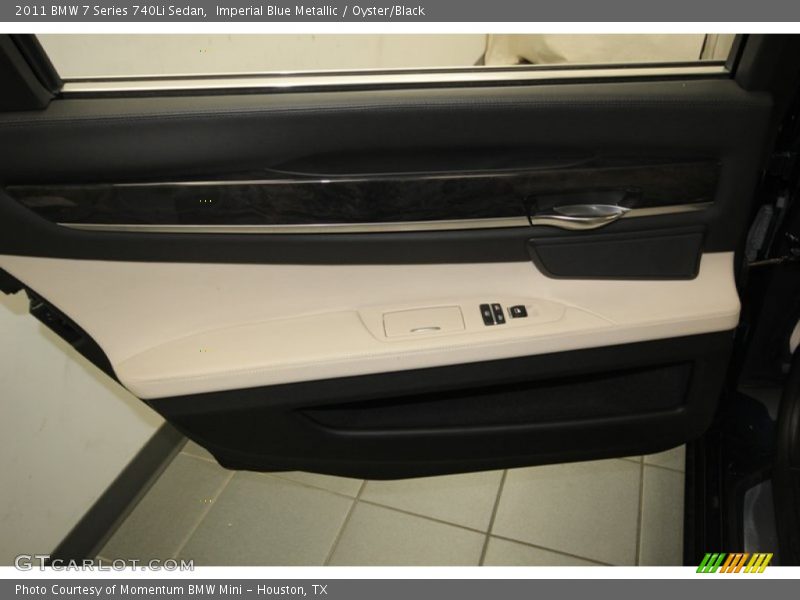 Imperial Blue Metallic / Oyster/Black 2011 BMW 7 Series 740Li Sedan