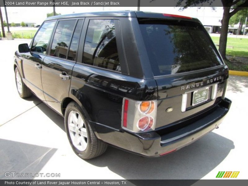 Java Black / Sand/Jet Black 2004 Land Rover Range Rover HSE