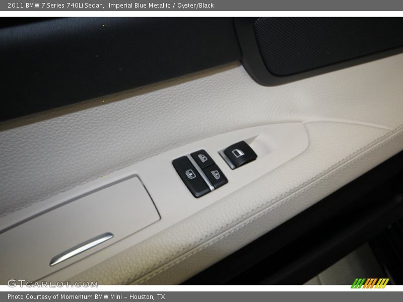 Imperial Blue Metallic / Oyster/Black 2011 BMW 7 Series 740Li Sedan