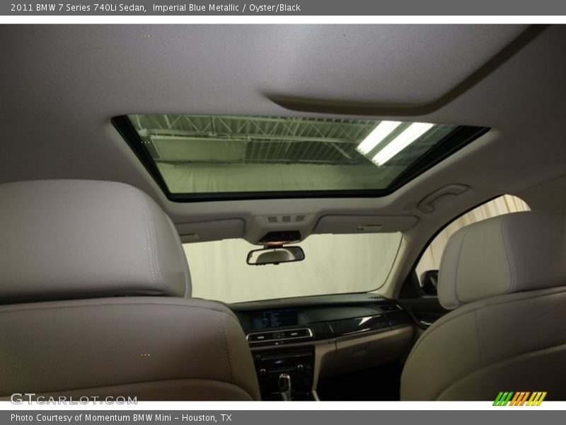 Imperial Blue Metallic / Oyster/Black 2011 BMW 7 Series 740Li Sedan