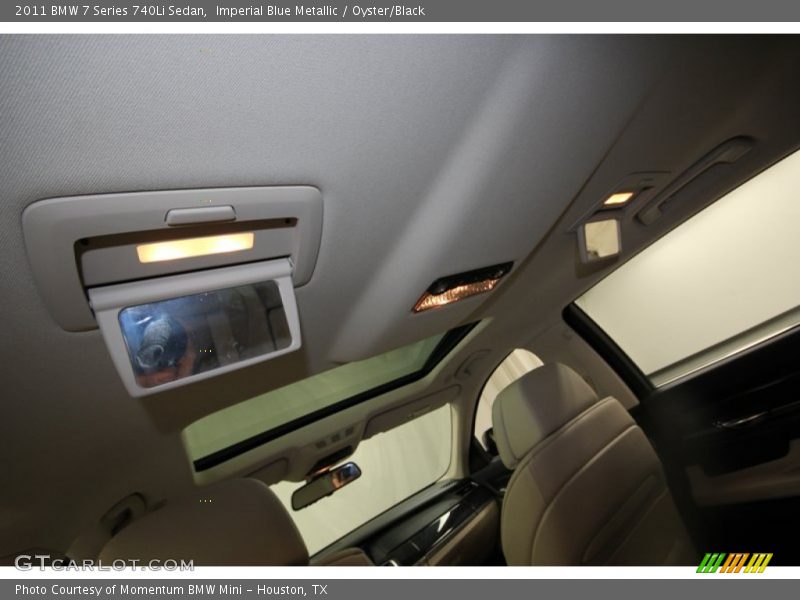 Imperial Blue Metallic / Oyster/Black 2011 BMW 7 Series 740Li Sedan