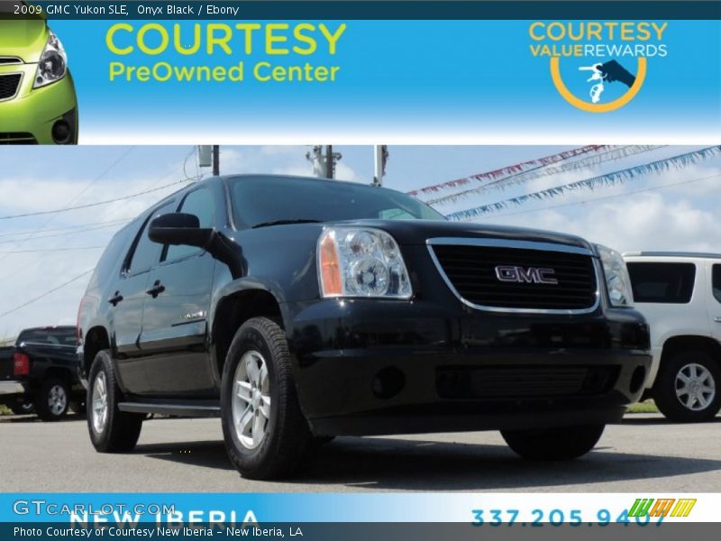 Onyx Black / Ebony 2009 GMC Yukon SLE