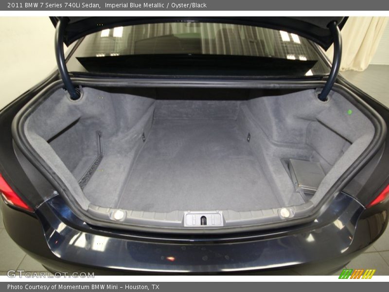 Imperial Blue Metallic / Oyster/Black 2011 BMW 7 Series 740Li Sedan