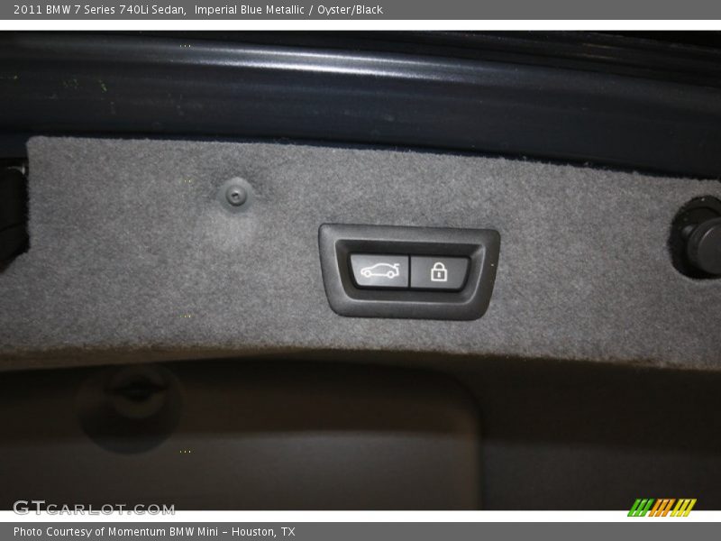 Imperial Blue Metallic / Oyster/Black 2011 BMW 7 Series 740Li Sedan