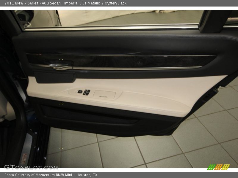 Imperial Blue Metallic / Oyster/Black 2011 BMW 7 Series 740Li Sedan
