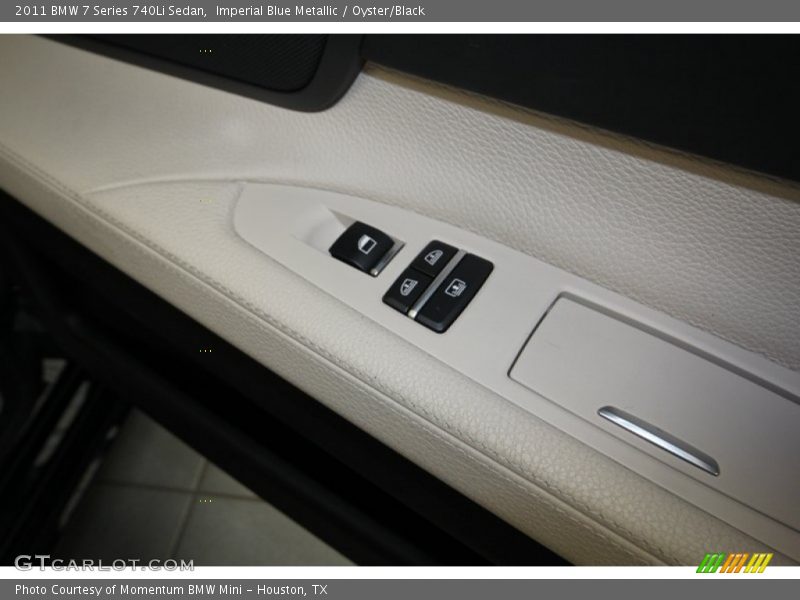 Imperial Blue Metallic / Oyster/Black 2011 BMW 7 Series 740Li Sedan