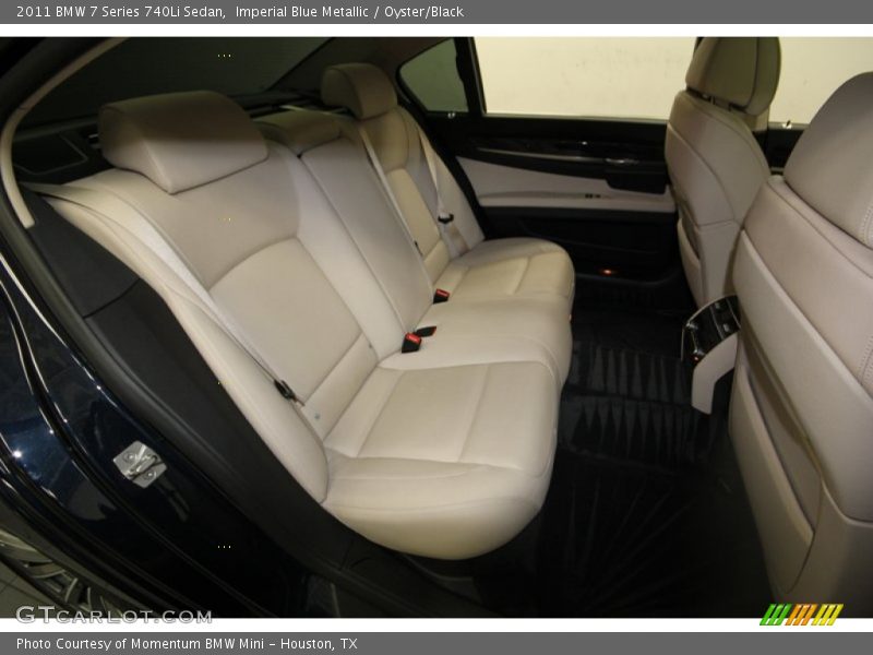 Imperial Blue Metallic / Oyster/Black 2011 BMW 7 Series 740Li Sedan