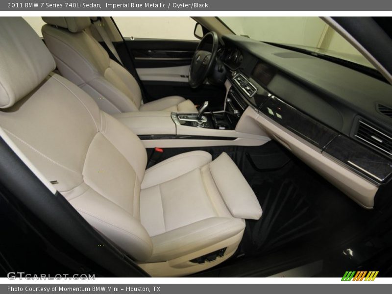 Imperial Blue Metallic / Oyster/Black 2011 BMW 7 Series 740Li Sedan
