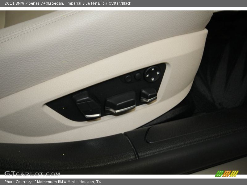 Imperial Blue Metallic / Oyster/Black 2011 BMW 7 Series 740Li Sedan